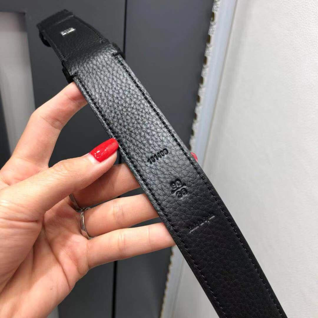 loewe unisex double-sided leather belt 190322