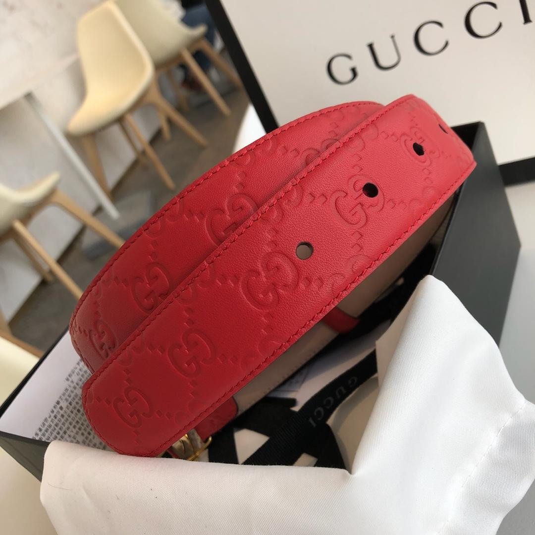 G*u*i signature leather belt 370543