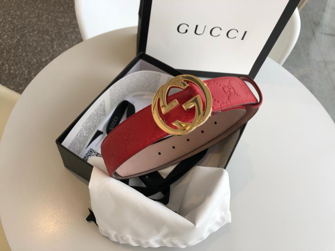 G*u*i signature leather belt 370543