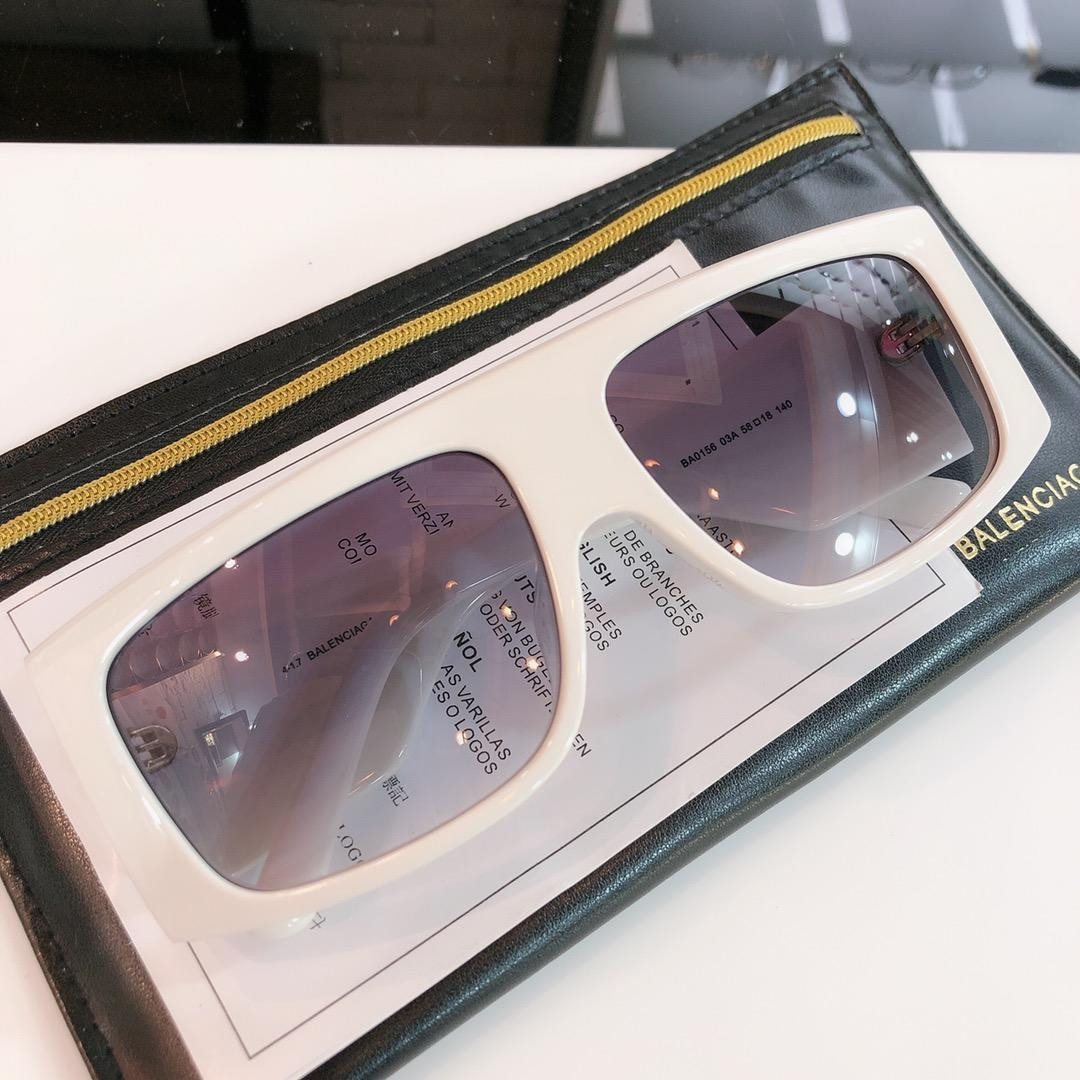 Ba*len*cia*ga thick square sunglasses ba0156