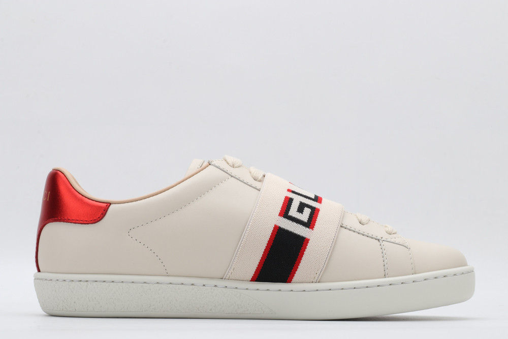 G*u*i low-top sneaker white with G*u*i