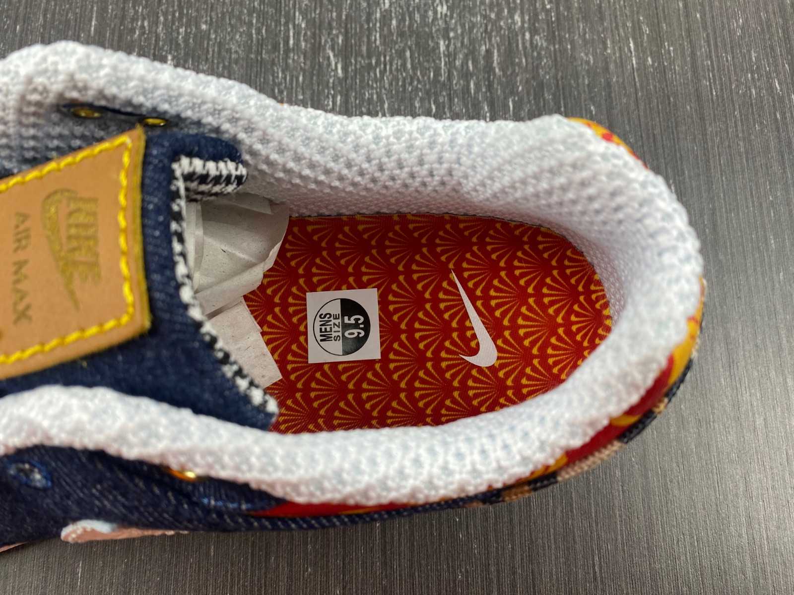 nike air max 1 premium denim leopard men