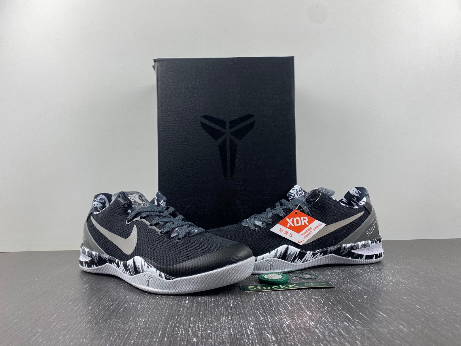 nike kobe 8 system philippines black silver 613959‑001