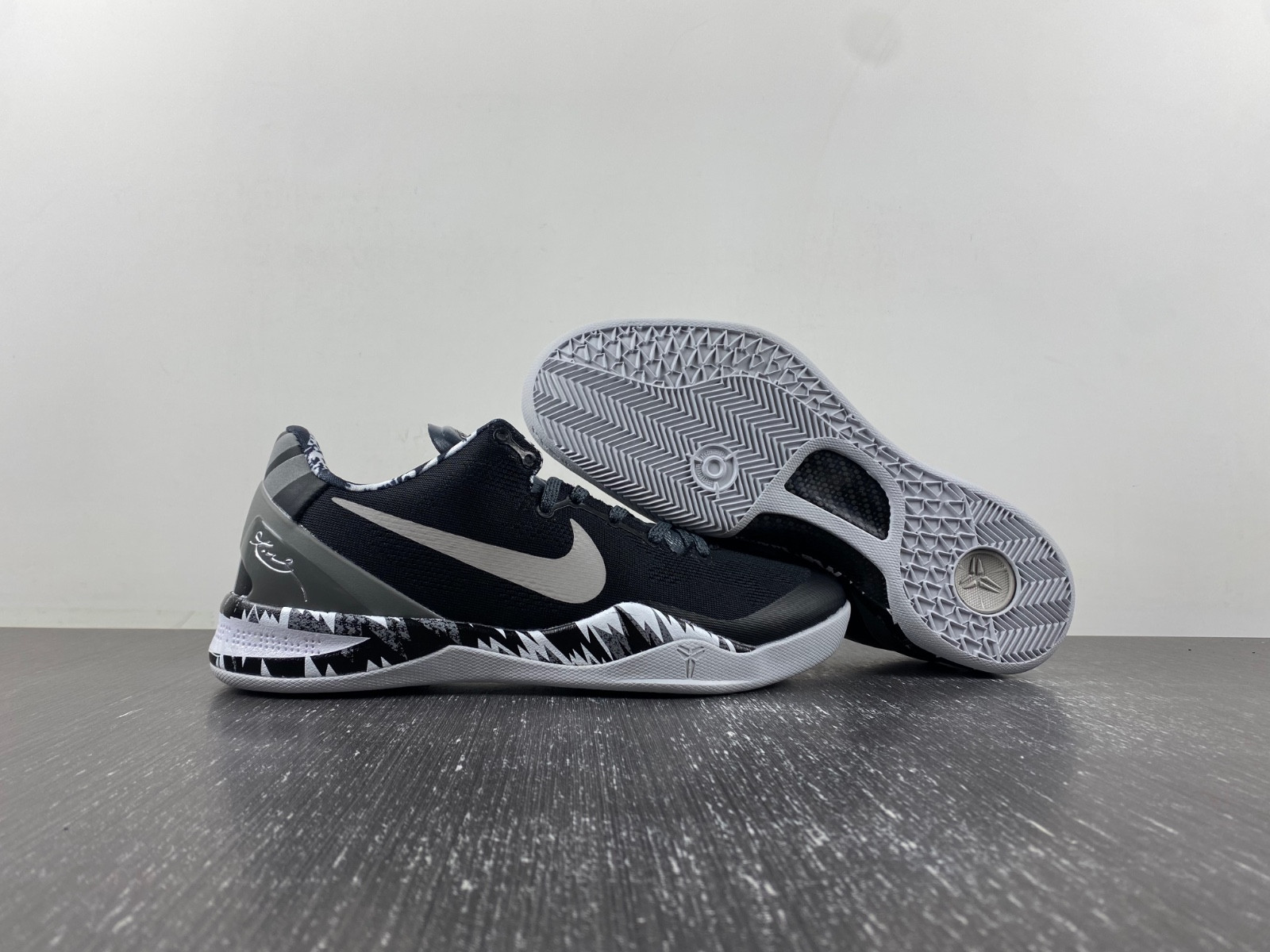 nike kobe 8 system philippines black silver 613959‑001