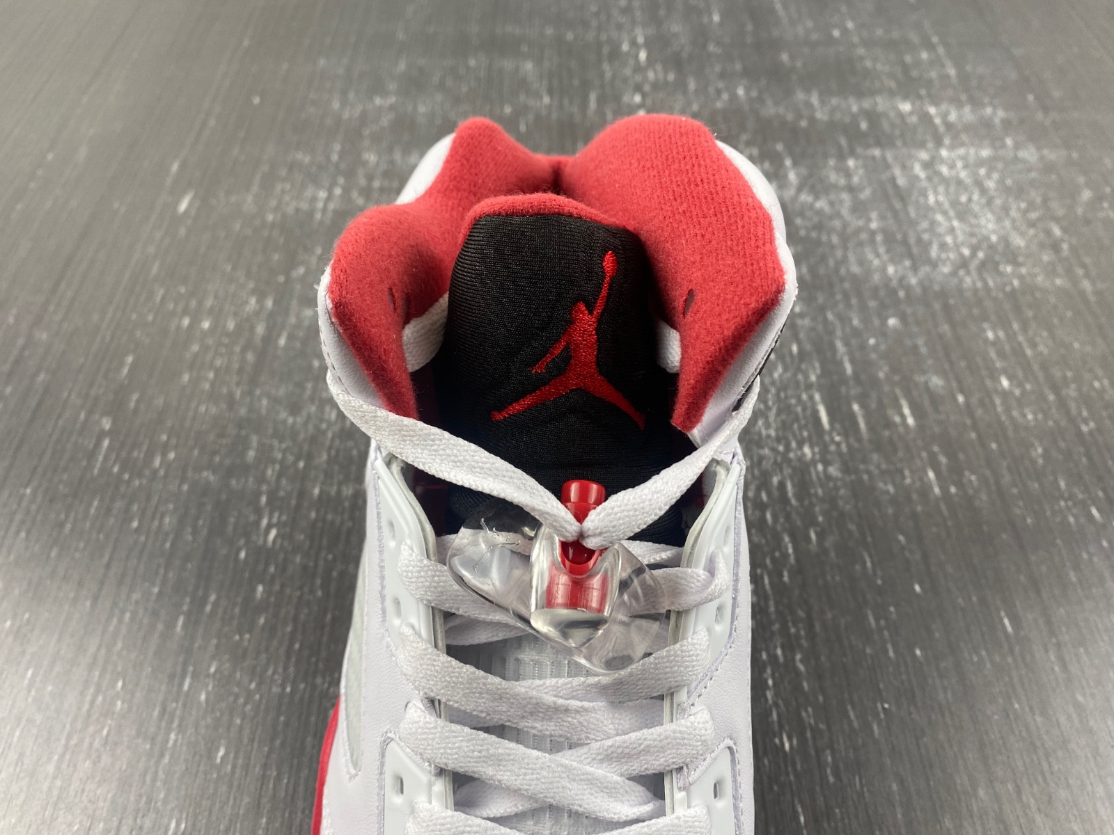 jordan 5 retro fire red black tongue (2013) men