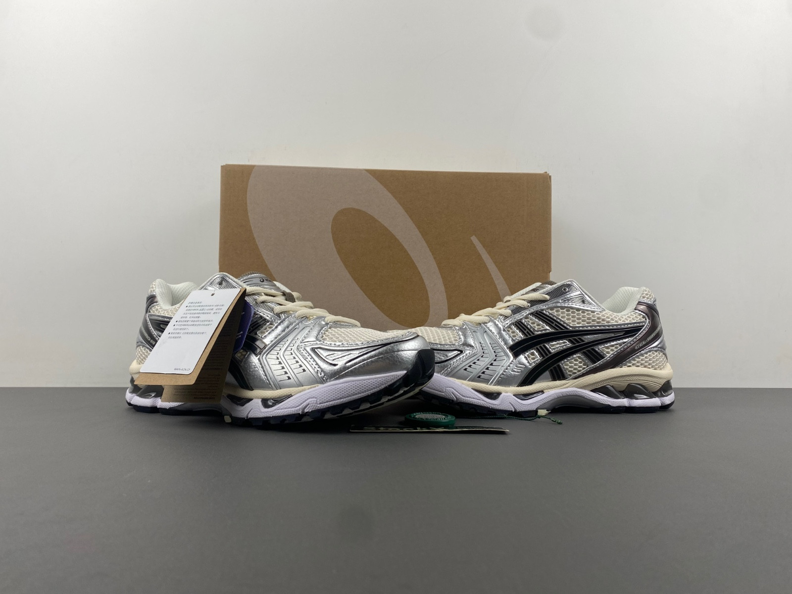As*ic*s gel-kayano 14 cream black metallic plum 1201a019‑108