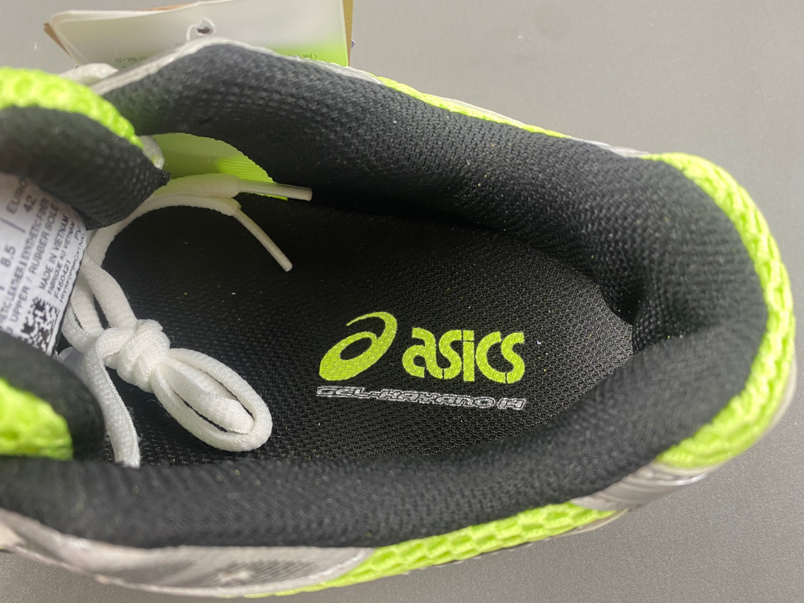 As*ic*s mesh-panelling lace-up sneakers 1202a056300