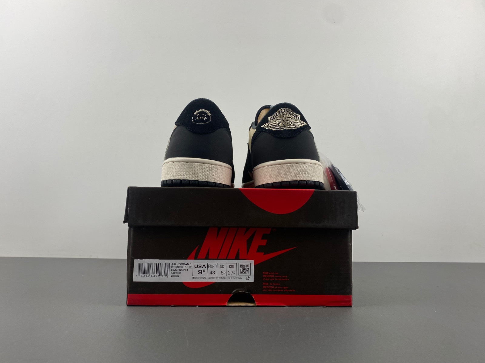 travis scott x air jordan 1 low og pale vanilla dm7866-201