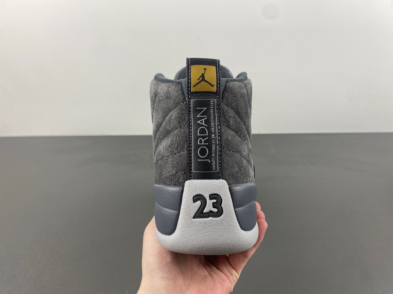 jordan 12 retro dark grey men