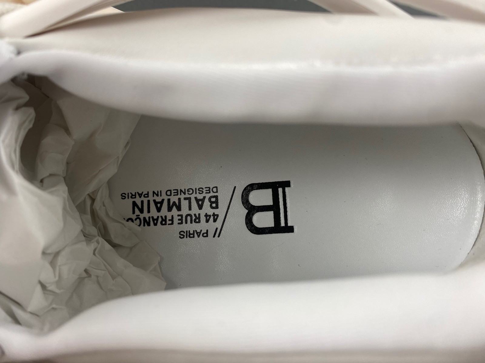 balmain neoprene and leather unicorn low-top sneakers