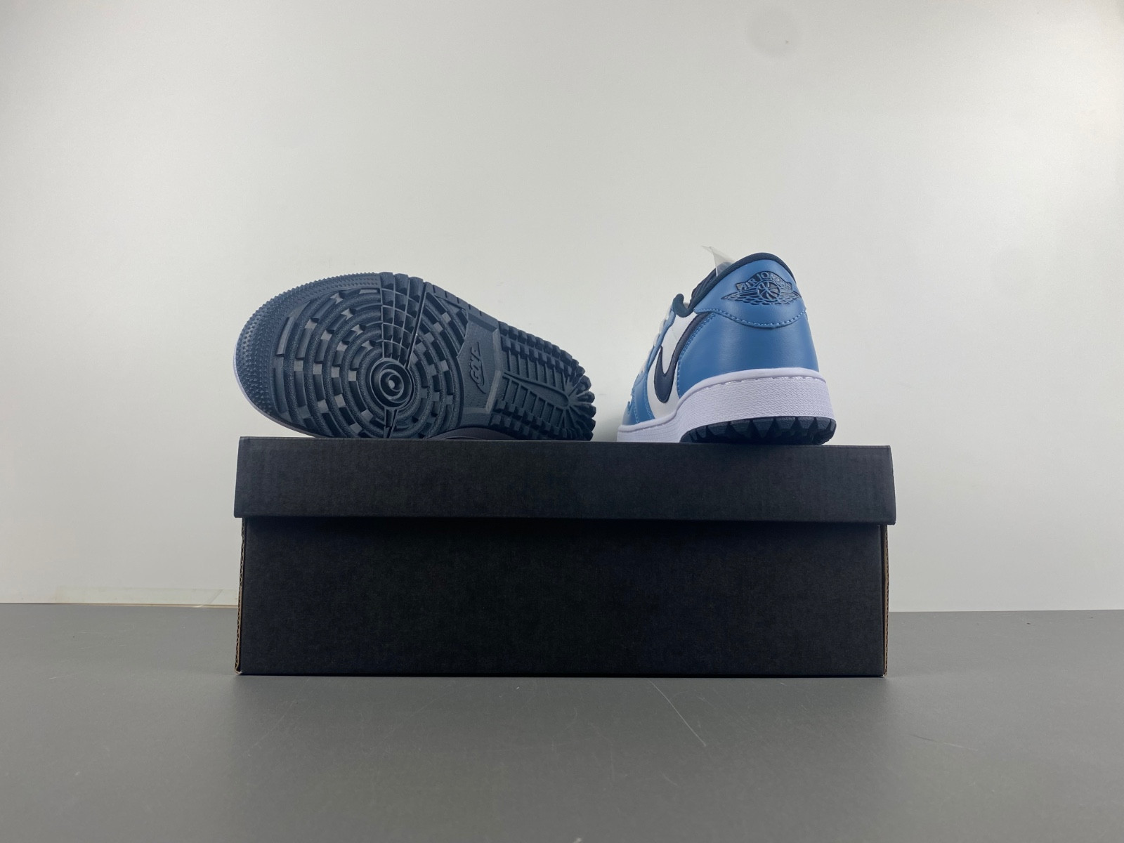 jordan 1 low golf white aegean storm men