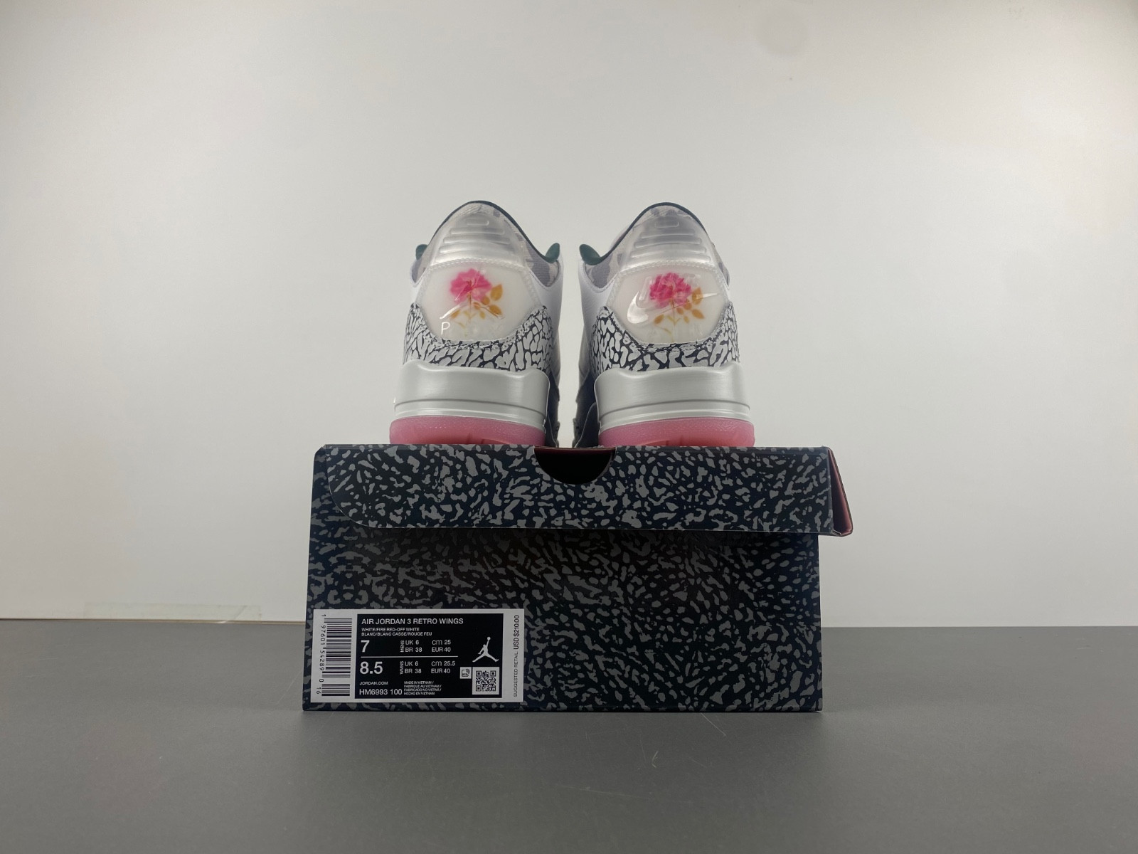 jordan 3 retro wings men
