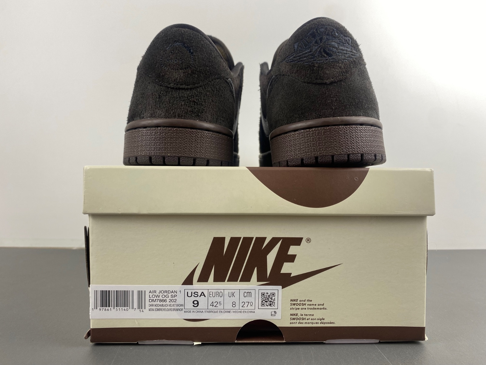 travis scott x air jordan 1 low og velvet brown dm7866-202