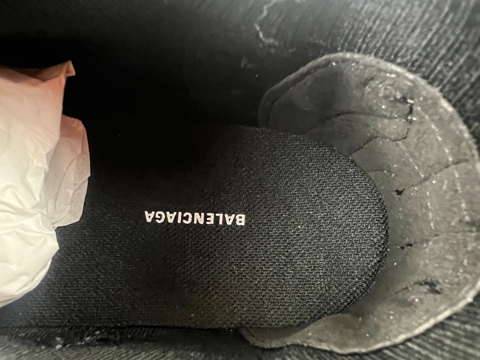 Ba*len*cia*ga black sport shoes