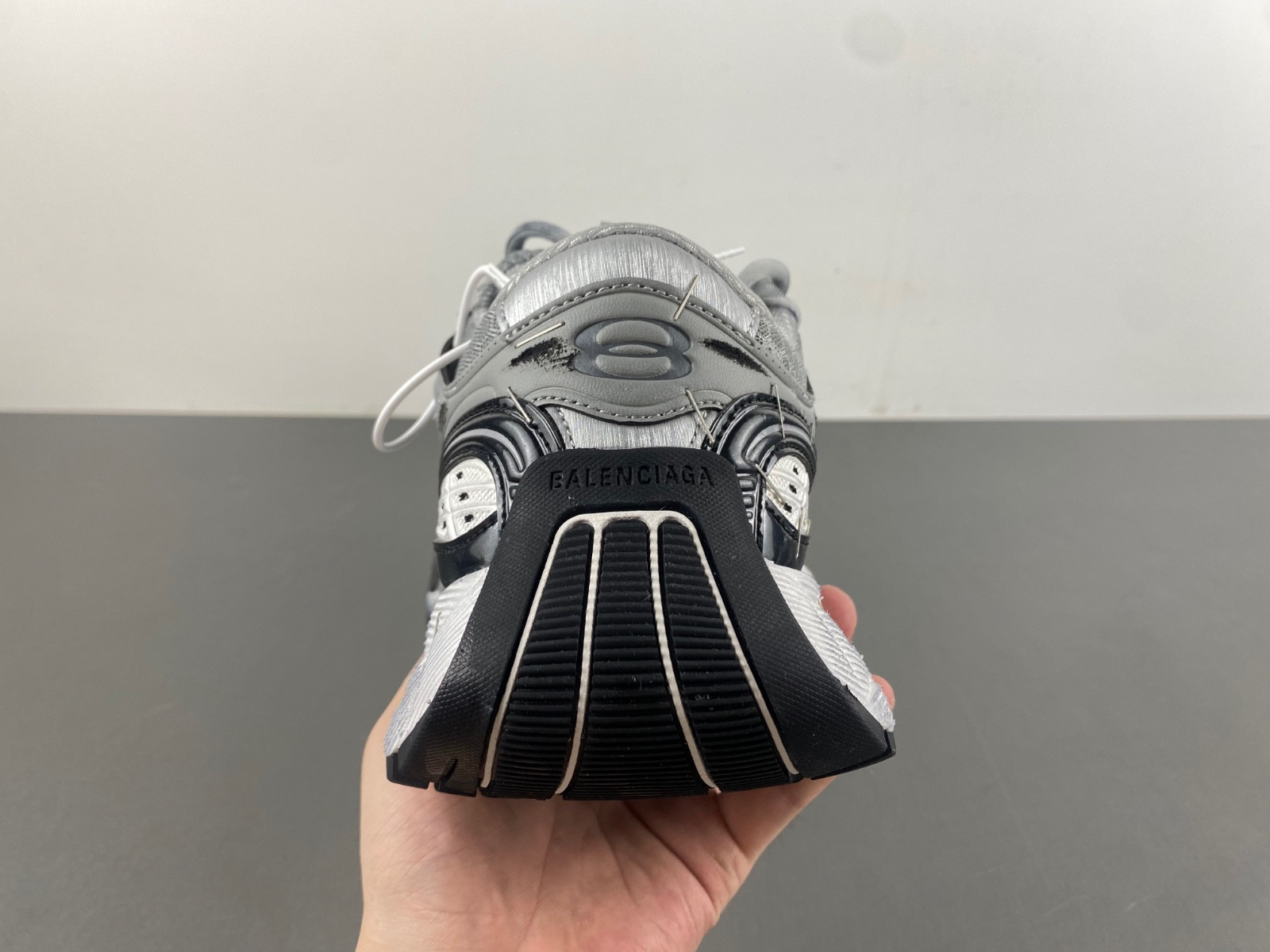 Ba*len*cia*ga stapler sneaker in grey