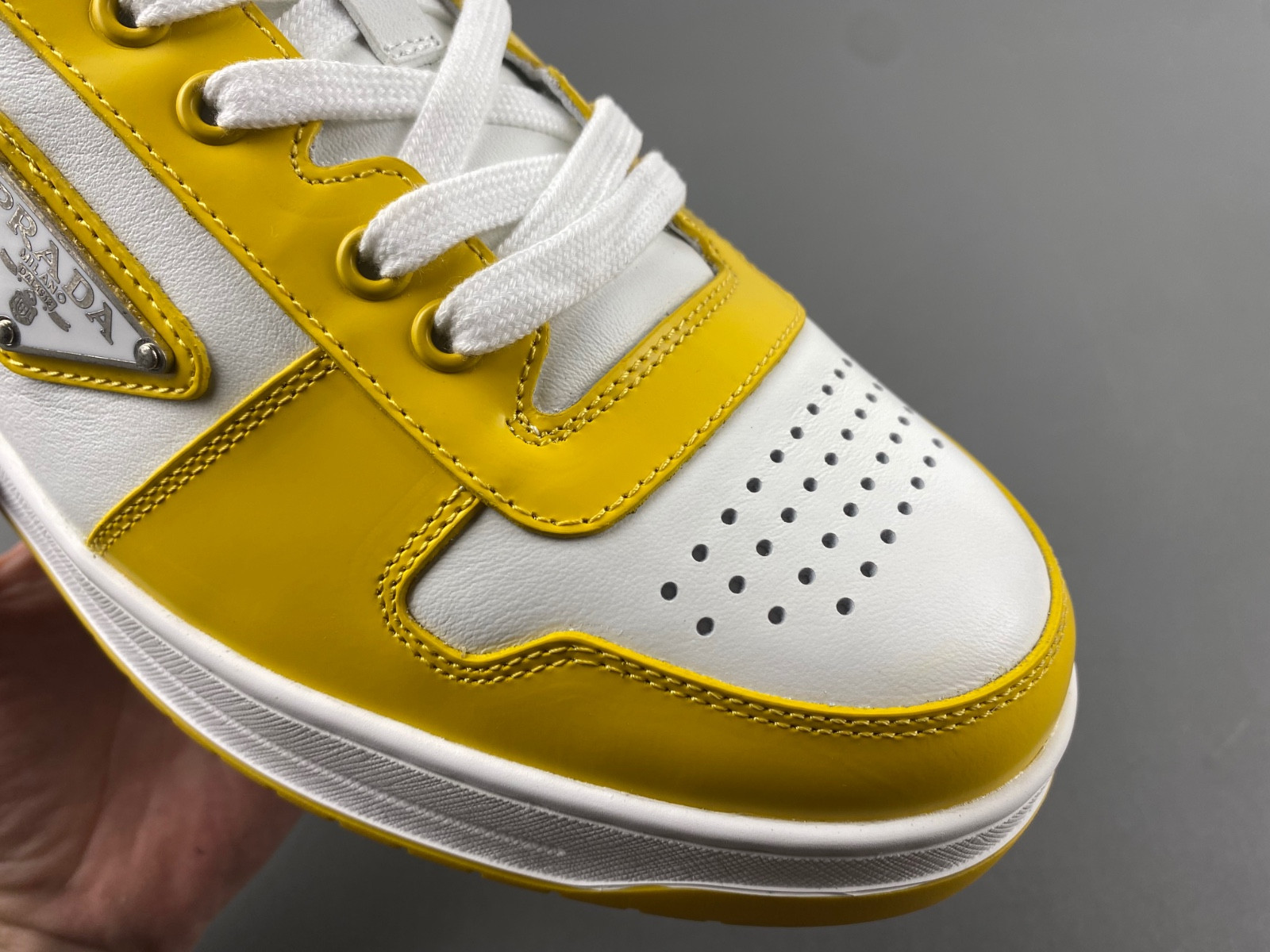 pra downtown leather sneakers