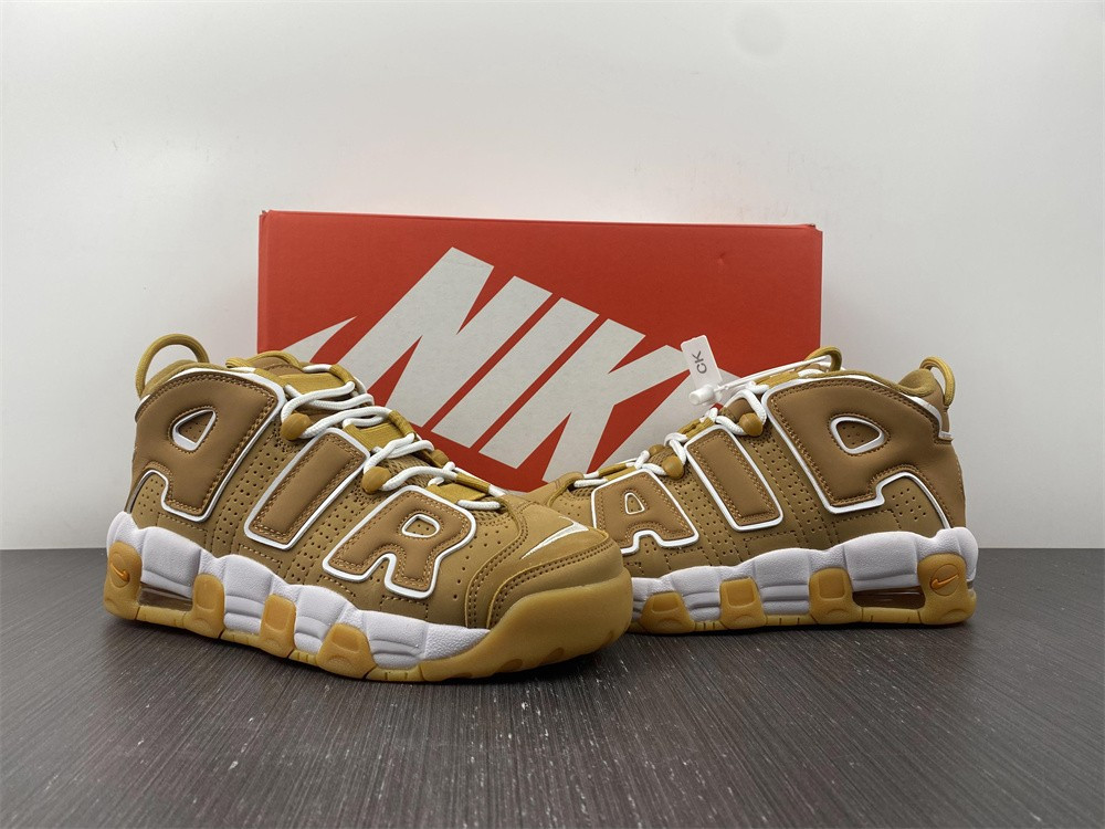 nike air more uptempo wheat (gs) - dq4713-700
