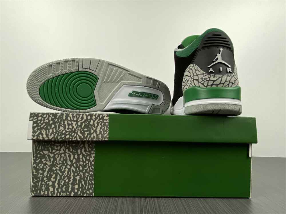 air jordan 3 pine green ct8532-030