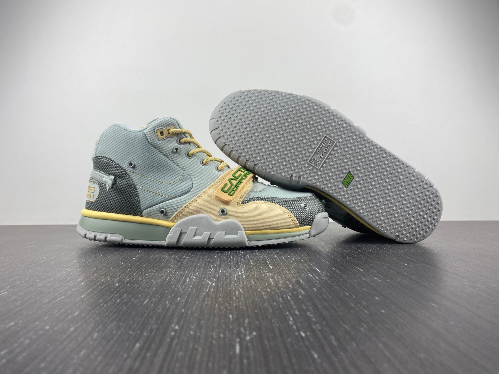 nike air trainer 1 sp travis scott grey haze dr7515-001