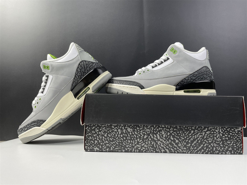 jordan 3 retro chlorophyll - 136064-006