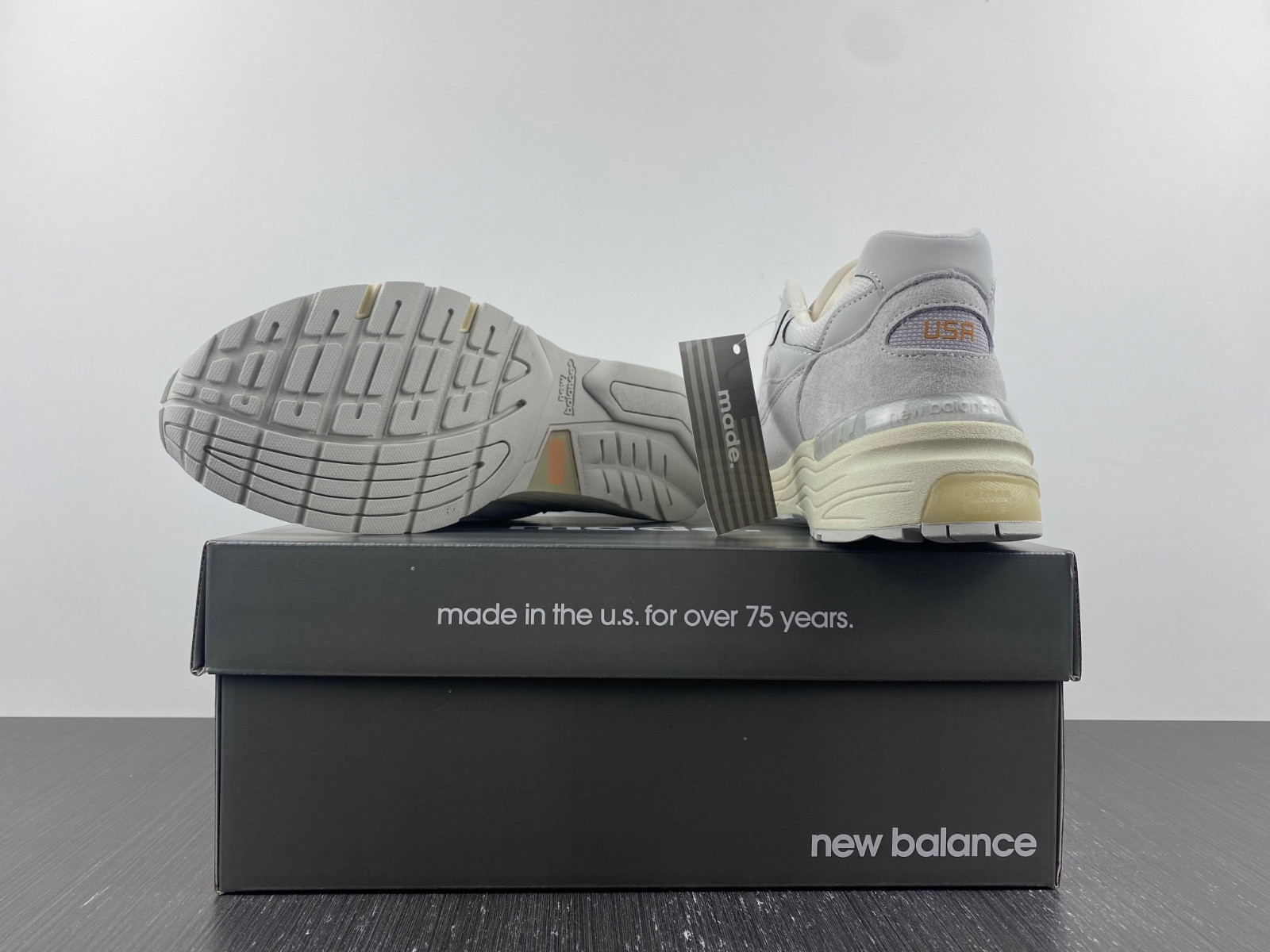 new balance 992 white silver / nimbus cloud m992md