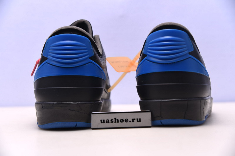 jordan 2 retro low sp owt black blue - dj4375-004