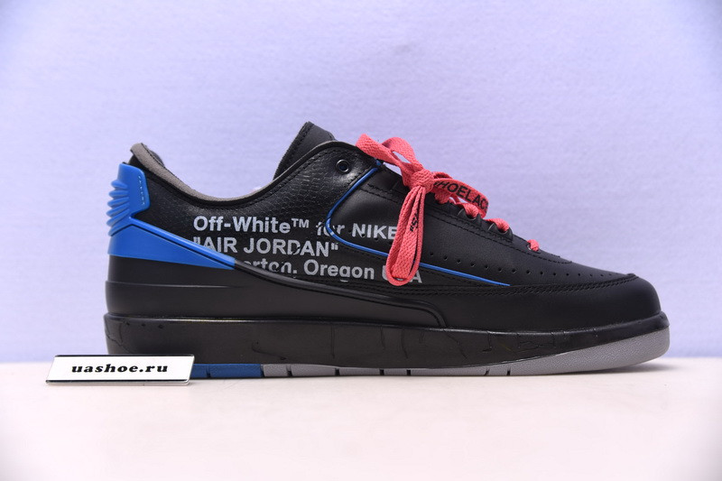 jordan 2 retro low sp owt black blue - dj4375-004