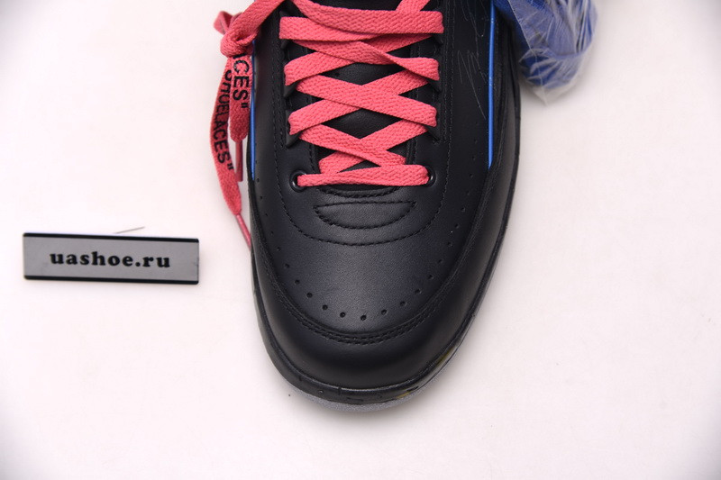jordan 2 retro low sp owt black blue - dj4375-004
