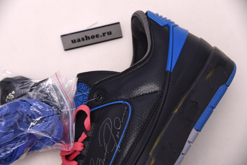 jordan 2 retro low sp owt black blue - dj4375-004