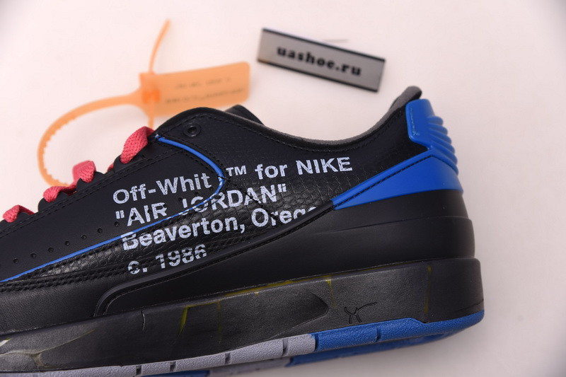 jordan 2 retro low sp owt black blue - dj4375-004