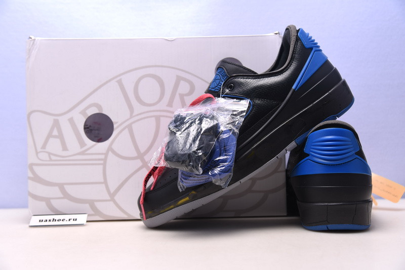 jordan 2 retro low sp owt black blue - dj4375-004