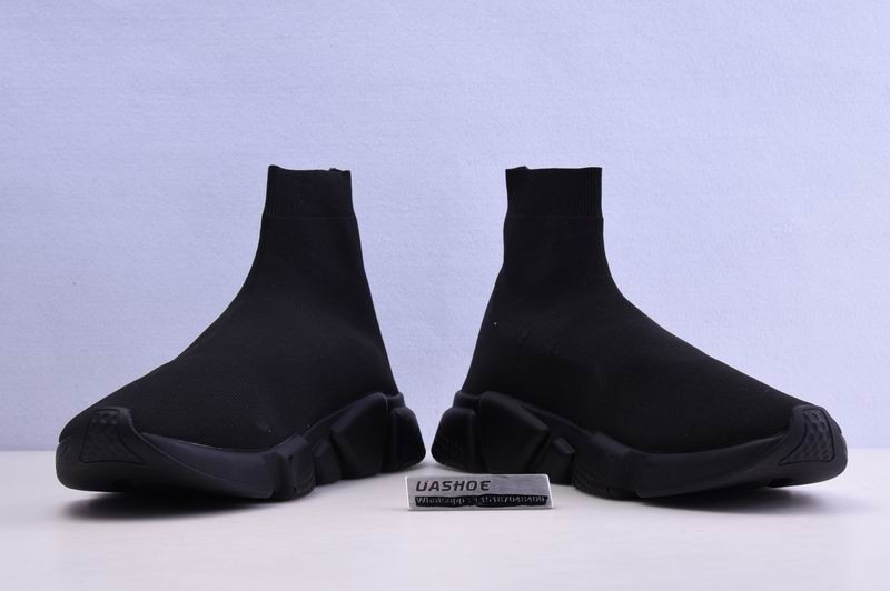Ba*len*cia*ga speed trainer sneakers letter bottom