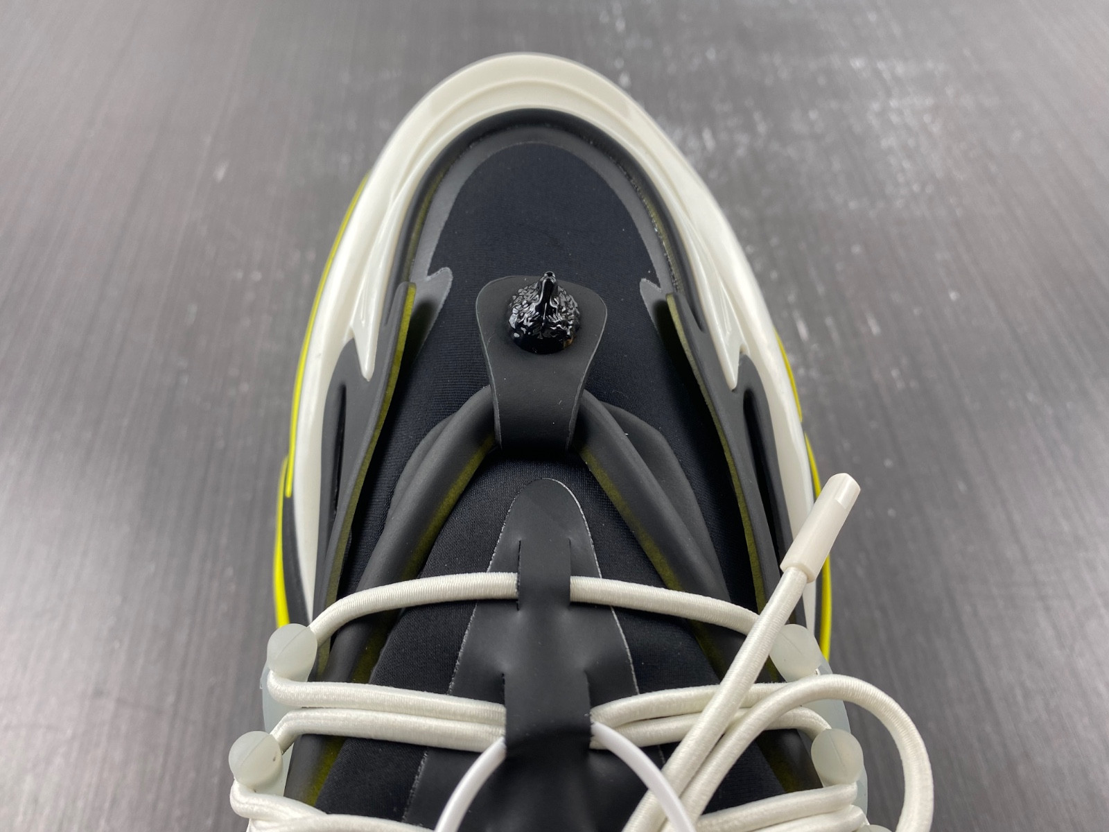 balmain neoprene and leather unicorn low-top sneakers am1vj398