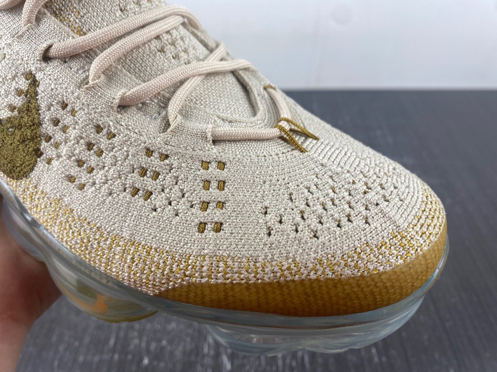 nike air vapormax 2023 flyknit tan dv1678-100