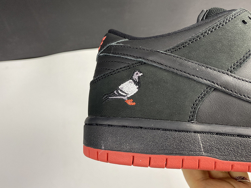 nike sb dunk low black pigeon - 883232-008