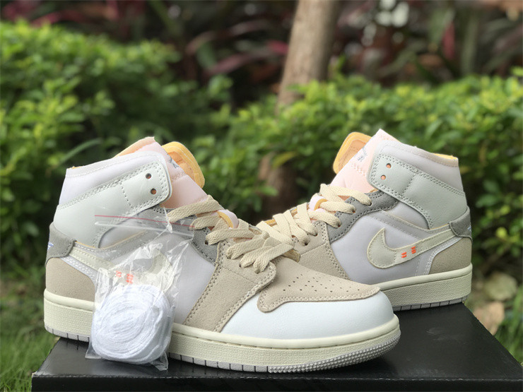 jordan 1 mid se craft inside out white grey dm9652-100