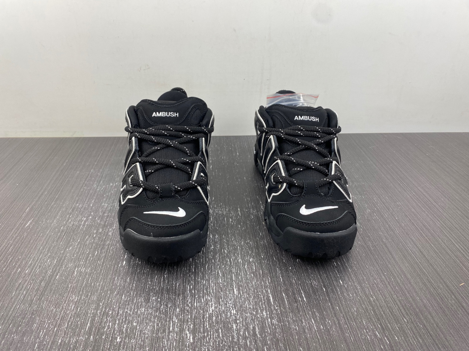 ambush x nike air more uptempo low “black/white” fb1299-001