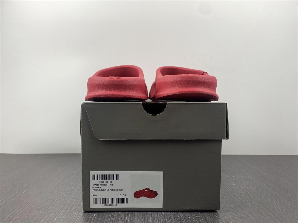 Ba*len*cia*ga mold slide sandal red