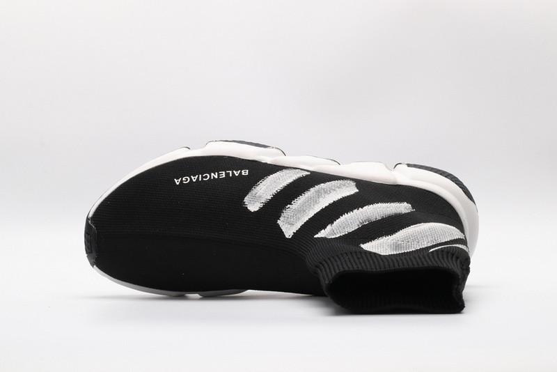 Ba*len*cia*ga speed trainer sneakers black