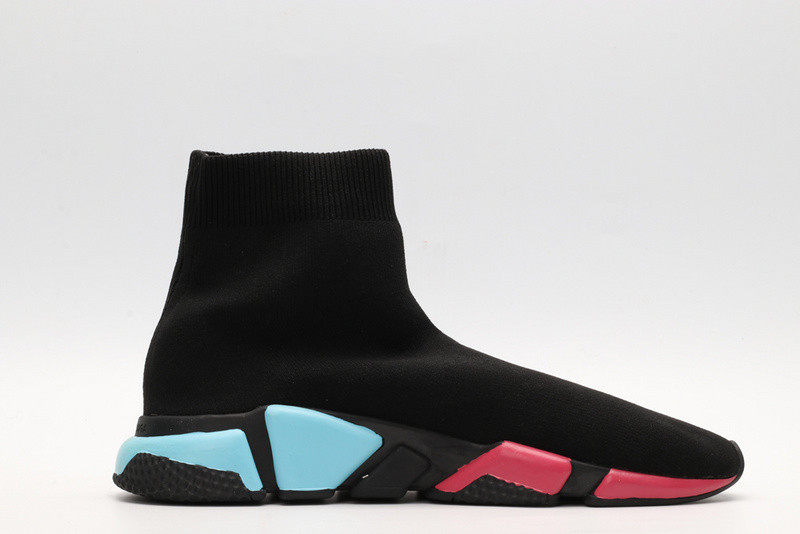 Ba*len*cia*ga speed trainer sneakers black
