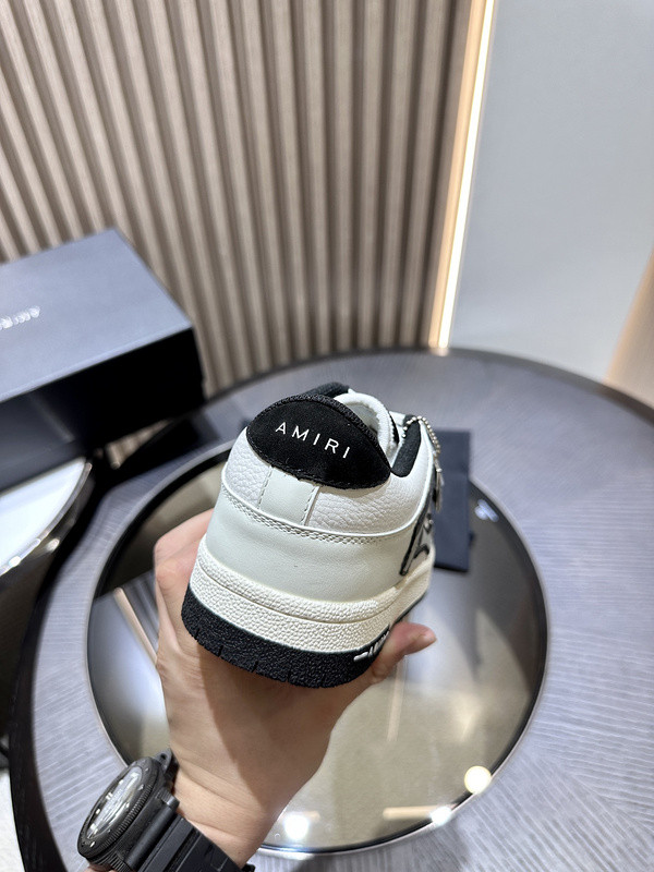 amiri skel top leather sneakers