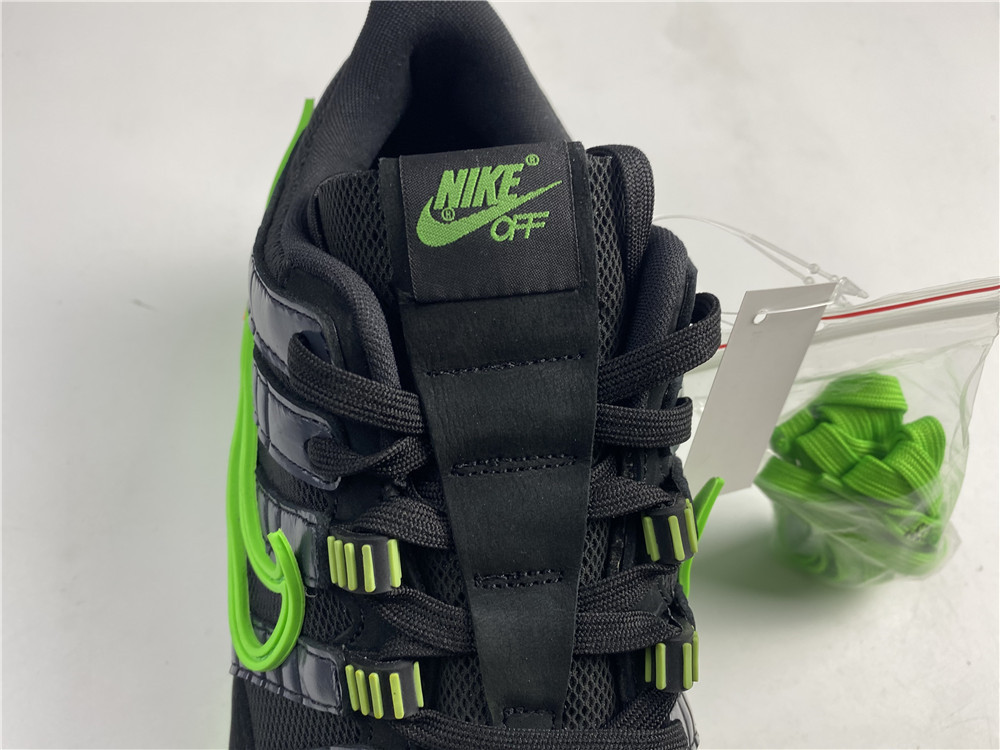 owt x nike air rubber dunk “green strike” cu6015-001