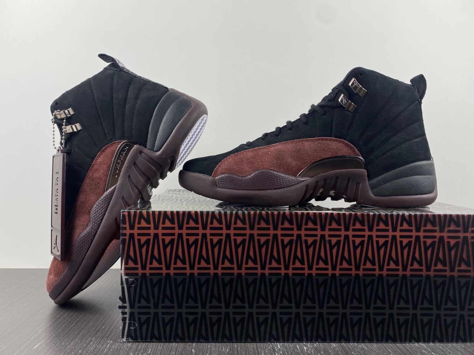 jordan 12 retro a ma maniére black - dv6989-001