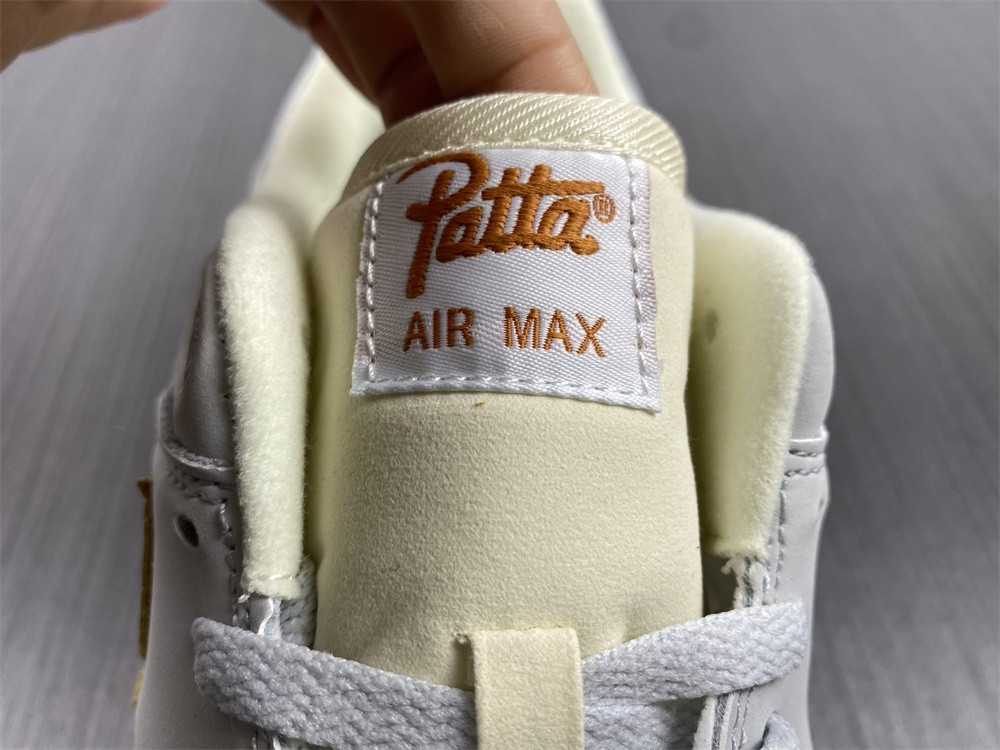 patta nike air max 1 rush maroon dh1348-001