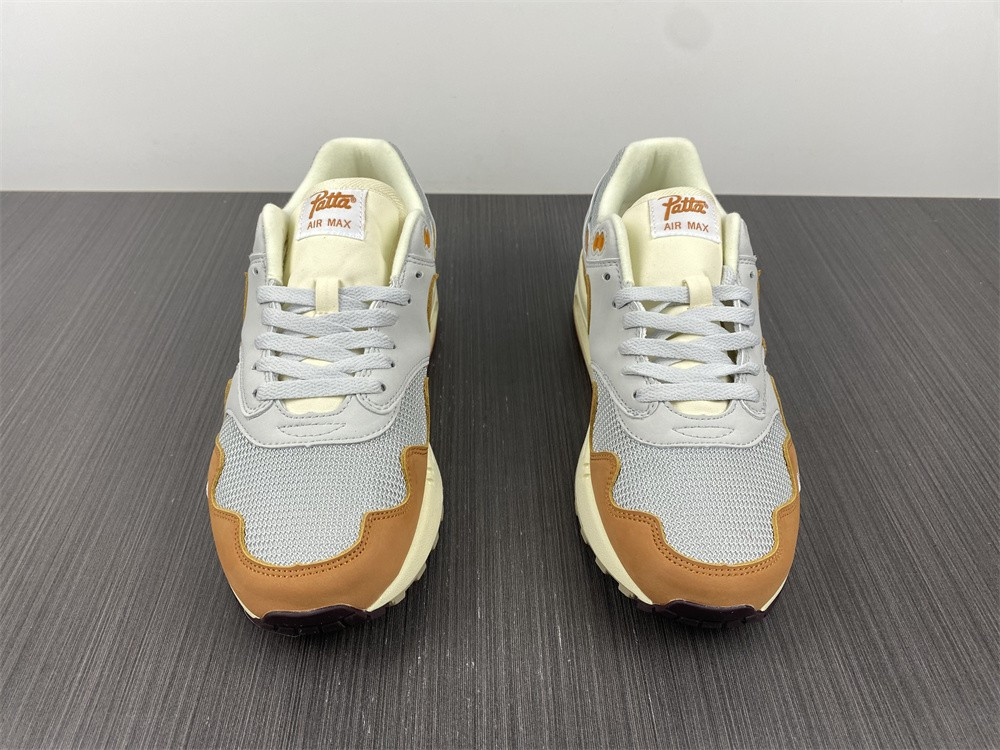 patta nike air max 1 rush maroon dh1348-001