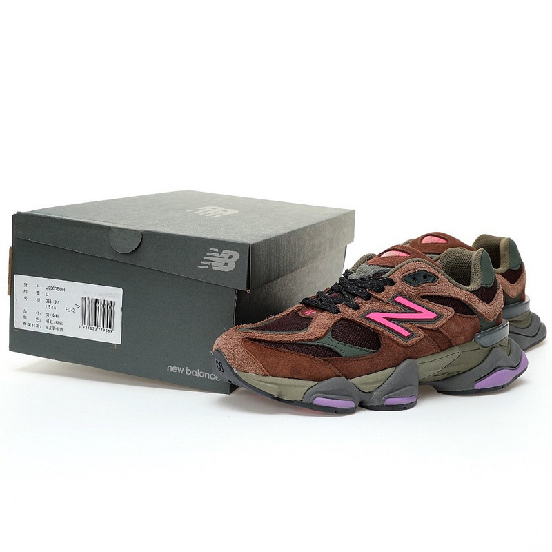 new balance 9060"burgundy/brown"