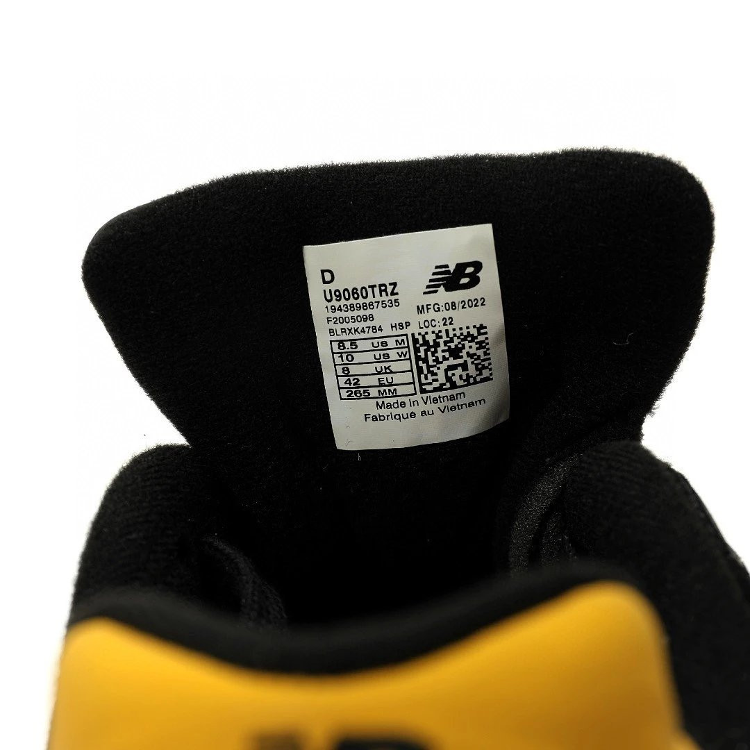 new balance 9060 black yellow