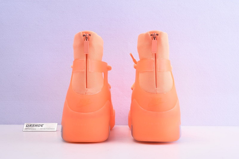 nike air fear of god 1 orange pulse ar4237-800