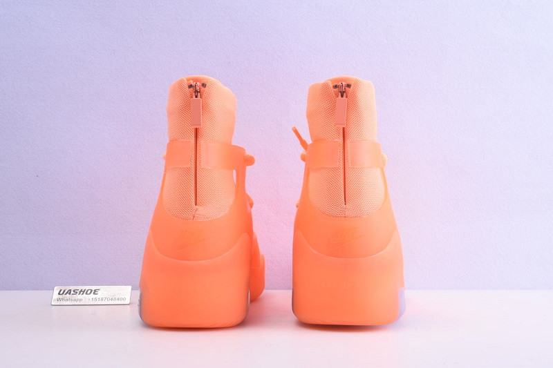 nike air fear of god 1 orange pulse ar4237-800