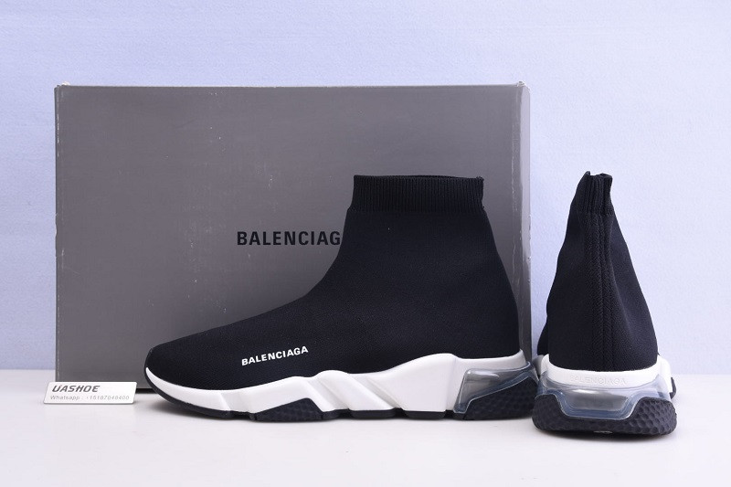 Ba*len*cia*ga speed trainer sneakers black